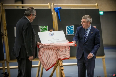 Il momento dell'inaugurazione