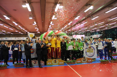 Il podio della Coppa Italia Centri Giovanili 2016