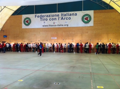 Uno scatto dai Regionali Indoor del Lazio