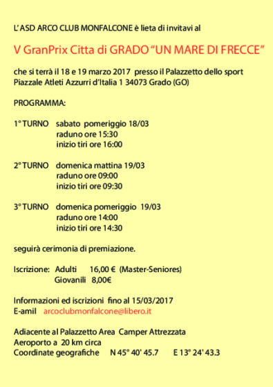 L'invito alla gara