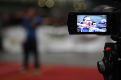 Le telecamere sulla linea di tiro dei Tricolori Indoor