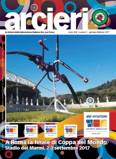 La copertina del nuovo numero di Arcieri