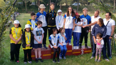 I podi delle finali regionali Lazio