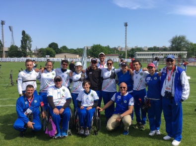 Il gruppo azzurro a Bucharest