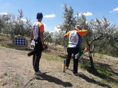 Una fase della gara