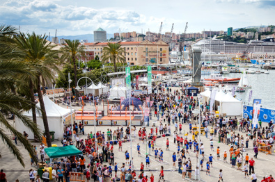 La festa dello sport al Porto Antico di Genova