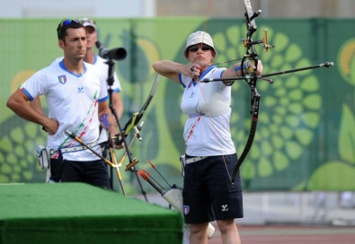 Natalia Valeeva e Mauro Nespoli oro mixed team ai giochi Europei di Baku 2015