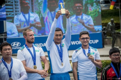 la squadra del Kazakhstan