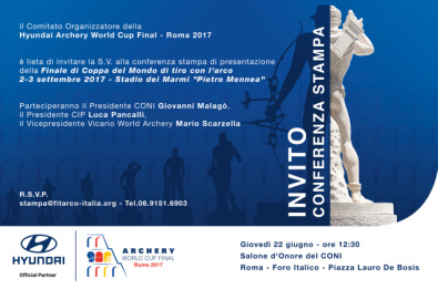 L'invito alla conferenza stampa