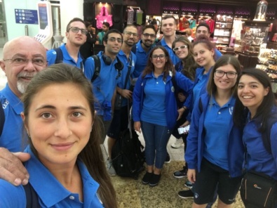Gli azzurri a Taipei