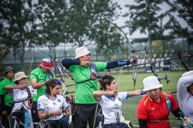 Le ragazze azzurre dell'arco olimpico