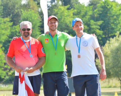 Antonino Santangelo sul gradino più alto del podio della Coppa delle Regioni