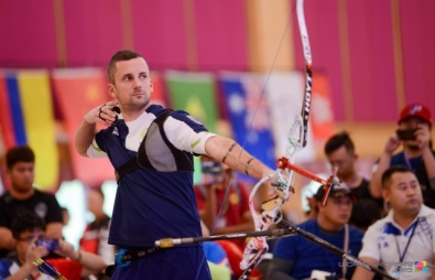 Matteo Fissore durante una delle precedenti tappe di Coppa del Mondo