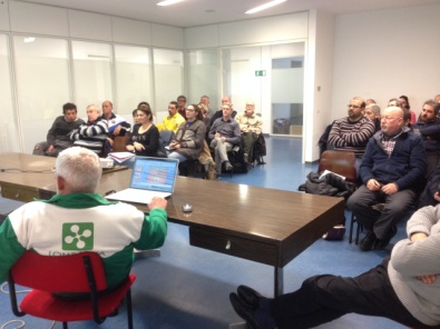 I partecipanti al corso del C.R. Lombardia