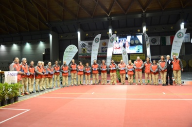 Gli arbitri presenti a Rimini per i Tricolori Indoor