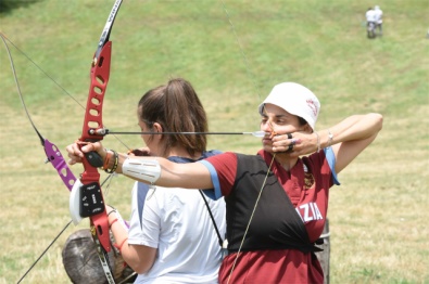 Cinzia Noziglia in azione