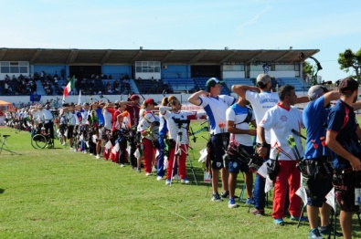 La linea di tiro del compound