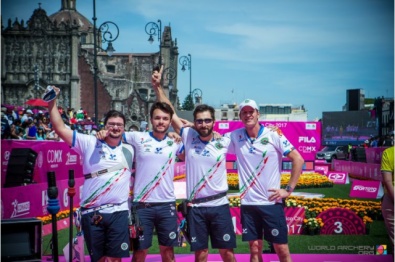 Gli azzurri campioni in carica nell'arco olimpico maschile