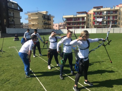 Gli azzurri a Formia