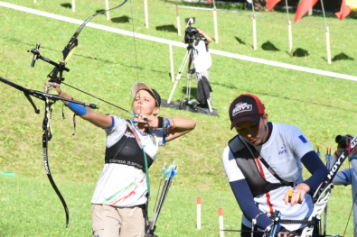 Ayko Rolando in azione ai Mondiali di Cortina