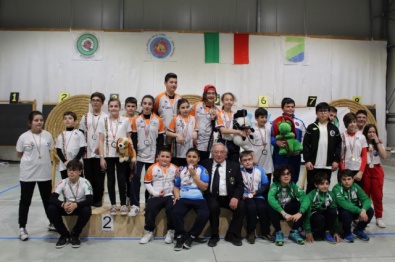 I giovani partecipanto col Presidente Aldo Di Silverio