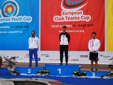 Alessandro Paoli sul podio di Catez