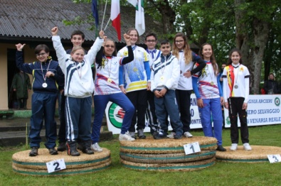 Gli arcieri del Trofeo Pinocchio