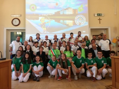 I RELATORI E I VOLONTARI ALLA CONFERENZA STAMPA DEL TROFEO PINOCCHIO
