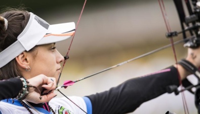 Elisa Roner in maglia azzurra