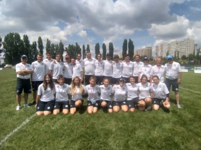 La squadra azzurra a Bucarest