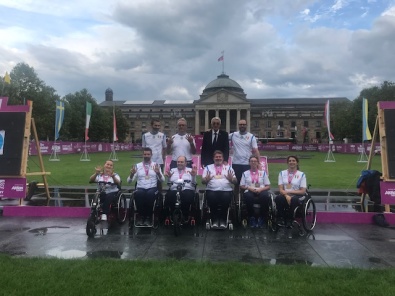 Gli azzurri a Wiesbaden
