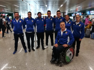 La delegazione azzurra dell'arco in partenza per la Cina