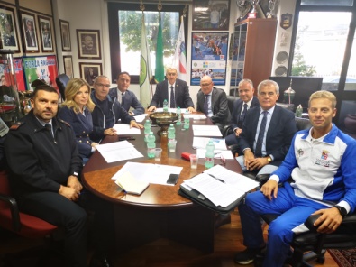 La riunione con i rappresentanti dei Gruppi Sportivi Militari