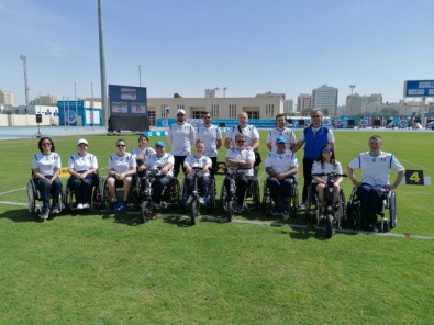 La squadra azzurra a Dubai