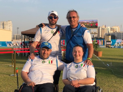 La coppia azzurra del W1 vincitrice dell'oro