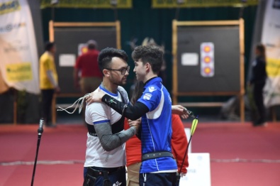 Pasqualucci e Gregori dopo la finale di Rimini