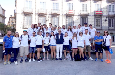 Il Presidente Scarzella con la Nazionale Giovanile