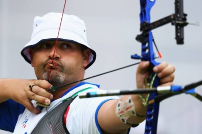 Michele Frangilli al tiro