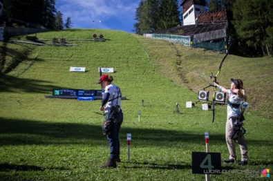 Uno scatto dagli ultimi mondiali di Cortina