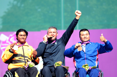 Oscar De Pellegrin, portabandiera dell'Italia e oro individuale a Londra 2012