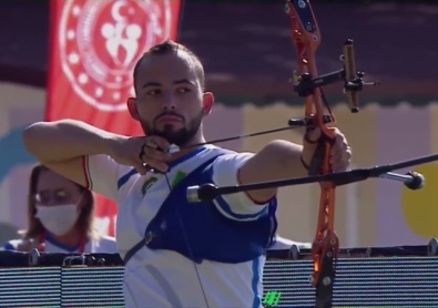 Paoli al tiro durante la finale