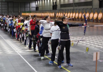 Uno scatto dai Tricolori Indoor di Riminin