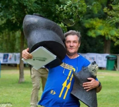 Marco Capelli ai Mondiali 3D di Terni nel 2015