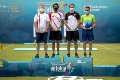 Gli atleti vincitori del torneo maschile