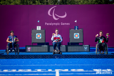 Maria Andrea Virgilio sul podio