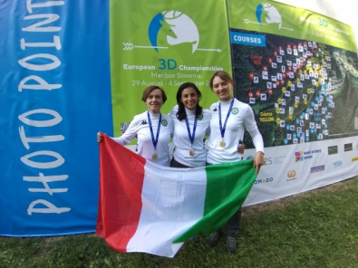 Le azzurre festieggiano il titolo europeo