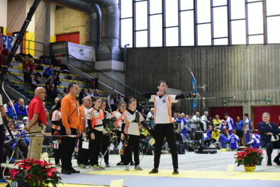 Gli Arcieri Curtis Vadi durante la finale del 2019