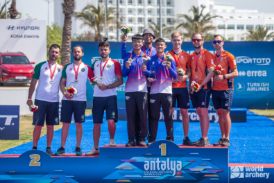Gli azzurri d'argento ad Antalya