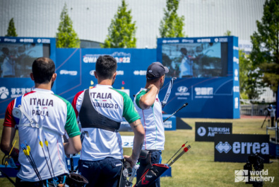 Gli azzurri durante la finale contro la Corea del Sud