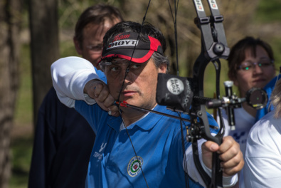 Gianmario Salvoni in maglia azzurra